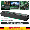 Mini Multimedia Speaker Boxen Lautsprecher für PC Laptop Notebook Subwoofer Neu