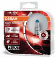 2x H1 OSRAM NIGHT BREAKER LASER +150% mehr Helligkeit 12V 55W (P14,5s)