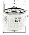 MANN-FILTER ÖLFILTER FORD W7057