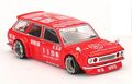 DATSUN 510 Wagon FIRE V1 - KAIDO  - red - Mini GT 1:64