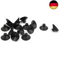 16 STK Aquarium Fisch Tank Kunststoff Tasse Saugnapf Schwarz 20mm Durchmesser de