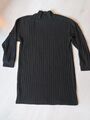 Dünner ganz weicher Longpullover Größe XXL Damen 44/46 schwarz Ungetragen 