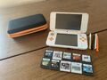 Nintendo 2 DS Kompletset mit Tasche und 11 Spielen