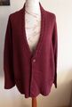 Basler  – Woll-Strickjacke / Cardigan Farbe: rot, Gr. 50