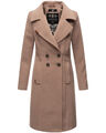 Navahoo Damen Mantel Trenchcoat Wintermantel Übergangs Jacke Parka Lang B661