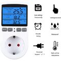 230V Temperaturregler Steckdose Digital Thermostat Steckdose Timer EU Stecker