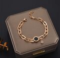 Armband Damen Frauen Edelstahl Rose Gold Silber  Gold Zirkonia Gravur 