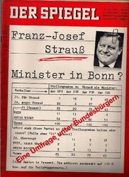 Der Spiegel 14. Juli 1965 Nr. 29 -60 Geburtstag "Franz Josef Strauß"