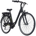 E-Bike 28'' Adore Pedelec Damen Versailles schwarz 250 Watt Li-Ion 36V/10Ah 112E