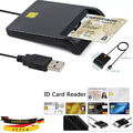 Personalausweis Lesegeraet ID Reader TD USB 2.0 Chipkartenleser SIM Kartenleser