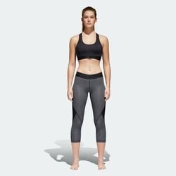 Adidas Alphaskin Sport 3/4 Leggings dunkelgrau Größe 6 XS Basisschicht enger Lauf #2