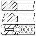 GOETZE ENGINE Kolbenringsatz Kolbenringzange für KIA Rio II JB Hyundai Getz TB