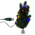 LED Weihnachtsbaum mit Saugnapf USB 12V 24V Innenraum Dekoration Oldschool LKW