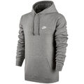 Nike Herren Club Fleece Hoodie Pullover Kapuzenpullover Schweiß Fleece Baumwolle Hoodie Top