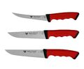 WOLFCUT - Metzgermesser-Set 3-tlg. - Ausbeinmesser, Stechmesser, Fleischermesser