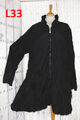 L 33 Paris Designer Outdoor Jacke Gr. T5 44 46 48 50 + schwarz ROSETTEN Taschen