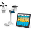 BRESSER Wetterstation Wetter Center 7-in-1 Solar 6-Tage 4Cast PRO SF WIFI