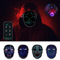 LED Maske Halloween Party Leuchtende Maske Purge Horror New Year Cosplay