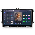 9" Android 13 Autoradio GPS Navi SWC RDS DAB+ WiFi BT Carplay Für VW Skoda Seat