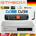 GTMEDIA V7TT DVB-T2/C FULL HDTV Terrestrische Kabel Receiver HEVC H.265 USB HDMI