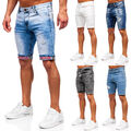 Jeans Denim Kurzhose Shorts Bermudas Hose Classic Kurze Herren Mix BOLF Motiv