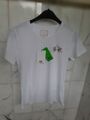 La Martina T- Shirt   Polo Crew   neu mit Etikett in weiss  Gr.1   36-38