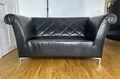 Tommy M  Ledersofa Sofa Thomas  Machalke schwarz guter Zustand Couch