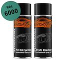 RAL 6000 Patinagrün und hochglanz Klarlack Spraydose (jew. 400 ml)