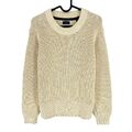 GANT Damen Beige Rundhals Pullover Größe L