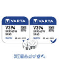 2 x Varta 394 Uhrenbatterie 1,55 V SR936SW SR45 LR936 58mAh Knopfzelle