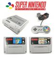 Super Nintendo SNES Konsole mit Spiel + Controller - komplett aufbereitet -TOP