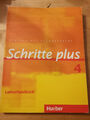 Schritte plus 4 Lehrerhandbuch - Deutsch als Fremdsprache - 9783190519149