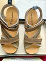 GEOX Kinder Sandalen Unisex Gr. 36 Beige NEU!