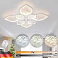 80W LED Design Deckenleuchte Deckenlampe Dimmbar mit Fernbedienung Wohnzimmer