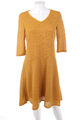 ROMEO Pour JULIETTE Knit Dress Glitter F 42 = D 40 curry yellow