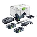 Festool ISC 240 EB-Basic Dämmstoffsäge 18 V 240 mm + 2x Akku 4,0 Ah + Lader