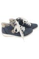 RIEKER Sneaker high Damen Gr. 38 Blau Leder M3045-15