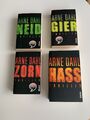 Arne Dahl, alle 4 Bücher Opcop-Reihe: Gier, Zorn, Neid, Hass