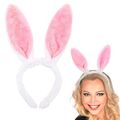 Hasen Ohren Häschen Bunny Haarreif  Kostüm-Accessoire Karneval Party #5195