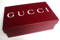 Original GUCCI - Karton Box Schachtel  32 x 20  cm groß / 11 cm hoch - Bordeaux