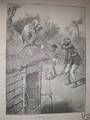 Highway Robbery by Indian Monkey F Barnard Print 1891