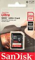 SanDisk Ultra SD-Karte Class 10 SDHC SDXC UHS-1 / 16GB, 32GB, 64GB, 128GB, 256GB