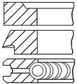 08-183000-00 GOETZE ENGINE Kolbenringsatz für MERCEDES-BENZ,PUCH