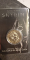 The Elder Scrolls V Skyrim 24k vergoldete Septim Münze. Limited Special Edition 