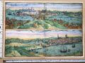 Alte antike Bildkarte von Stockholm Schweden 1588 Braun & Hogenberg NACHDRUCK 1500er