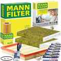 MANN FILTER INSPEKTIONSPAKET passend für BMW X3 F25 X4 F26 x/DRIVE 35i 306 PS