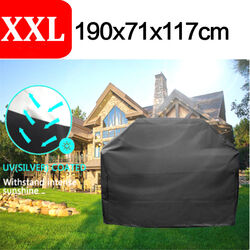 XS-XXL Grillabdeckung BBQ Grill Abdeckhaube 4 Brenner Gasgrill Schutzhülle Haube