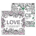 Peace Love Advanced Colouring Book - Assorted Single Therapy Colour In Adult