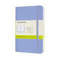 Moleskine Classic, Notizbuch Pocket/A6 Blanko, Hortensien Blau 