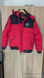 Geographical Norway Herren Stepp Winter Jacke mit Kapuze Outdoor Jacke